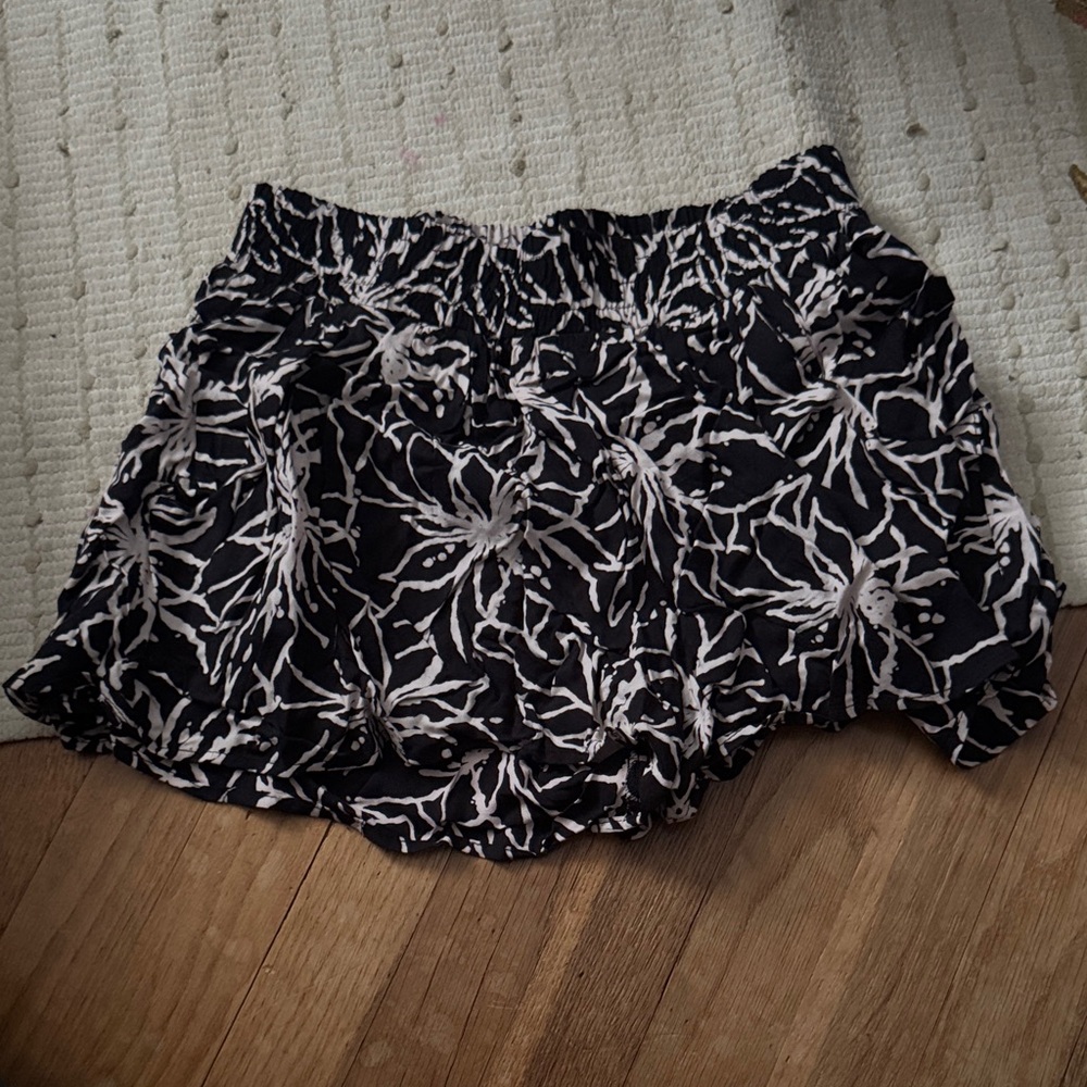 Aqua Monochrome Patterned Fabric